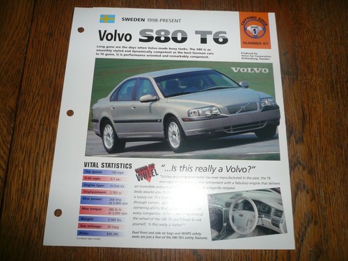 Volvo s80 1998 brochure - volvo,