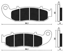 Coppia pastiglie freno