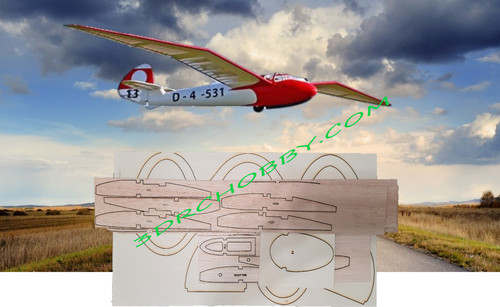 Kit aereo radiocomandato hirth - aereo,