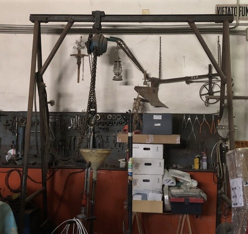 Paranco officina con struttura - paranco,