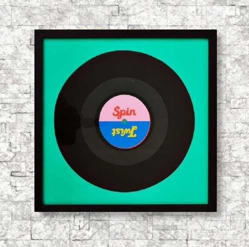 Quadro porta dischi vinile - in,