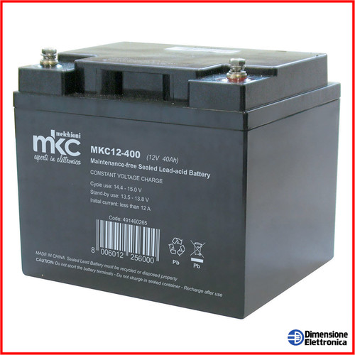 Batteria 12v 40a piombo gel - batteria,