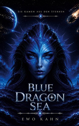 Blue dragon sea - blue,