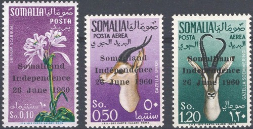 Somalia 1960 francobolli - somalia, di