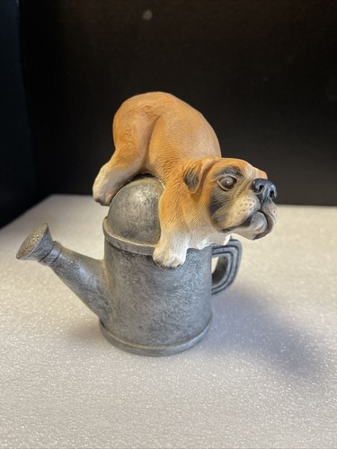 Boxer statuina cucciolo cane - statuina,