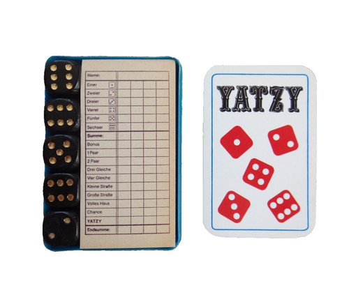 Yatzy mini gioco carte - gioco, da