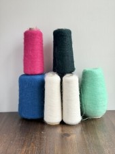 55% Mohair Bambino 15% Lana