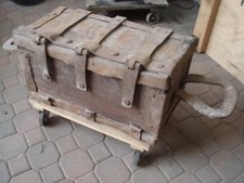 militare ????   cassaforte forziere antico tutto in ferro 