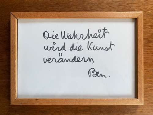 Ben vautier verità - ben, vautier,