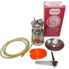 Lampada da minatore vintage in