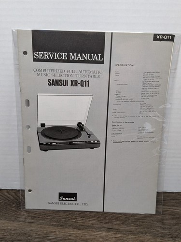 Sansui q11 giradischi - sansui, xr-q11