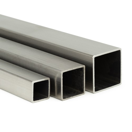 Tubo quadrato acciaio inox - in,