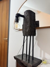 Lampada In Legno 