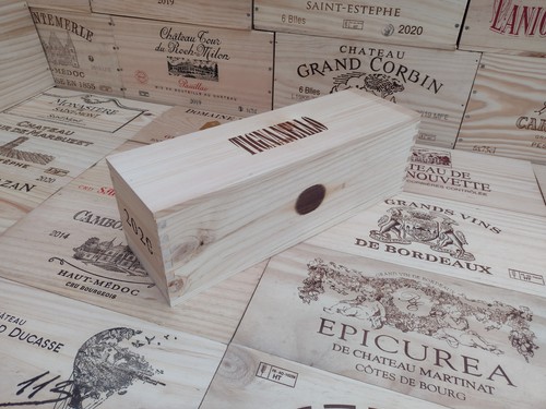 Cassetta porta vino legno - porta,