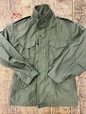 M-65 Giacca Jacket Cold Weather Verde Made Usa Tg M Reg. Vtg Vietnam Era Army