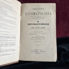 LIBRO ORTODONZIA 1924 DENTISTA