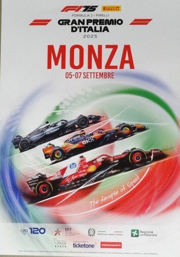 Locandina originale monza - originale, f1