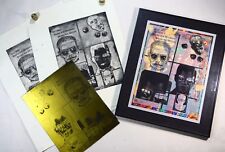 Malcome Ex Libris John Silverson Originale Artist Proof Targa Originale Collezione