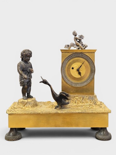 Orologio impero bronzo - orologio, in