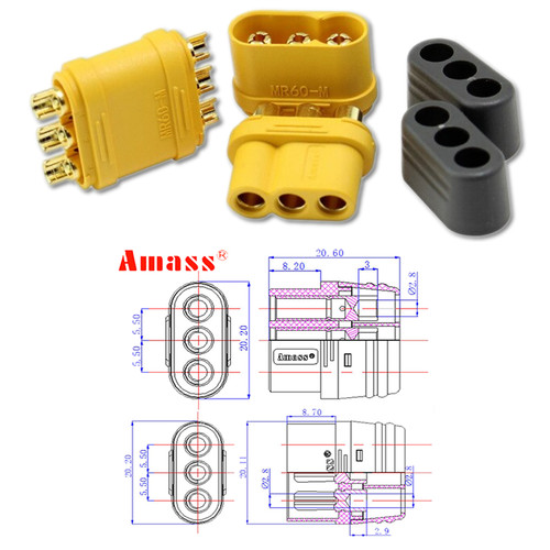 Mr60 3pin multirotore - 3pin,