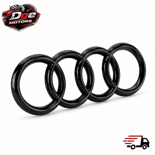 Logo audi nero lucido - nero,