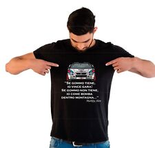 T shirt nera con Stampa Lancia