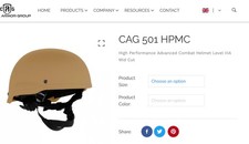 MICH 2002 CUT ballistic Helmet