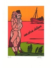 Valerio adami lithographie - valerio,