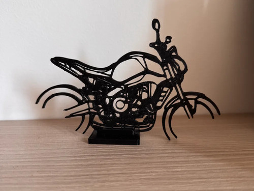 Moto stilizzata stampata 3d - stampata,