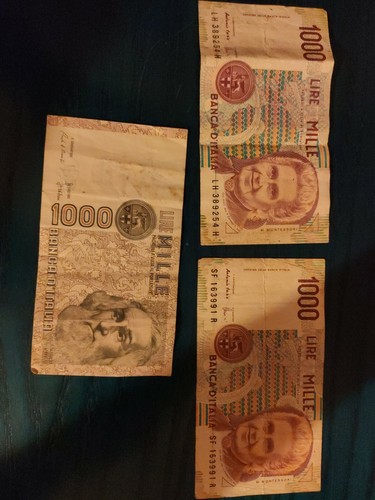 Banconote lira italiana - 3,