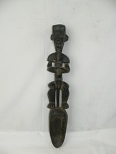 Cucchiaio cerimoniale Africa arte tribale Dan Costa d'Avorio antico.