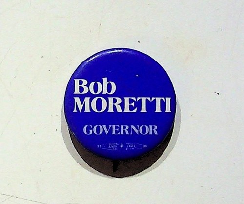 Bob moretti governatore - moretti, spilla