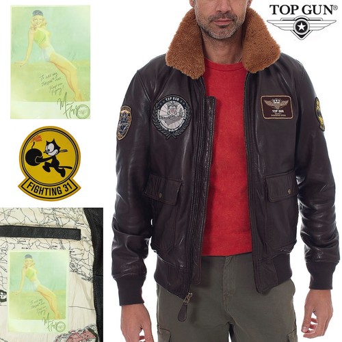 Giacca vera pelle top - top, gun
