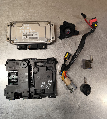Kit demarrage ecu peugeot - kit, 206