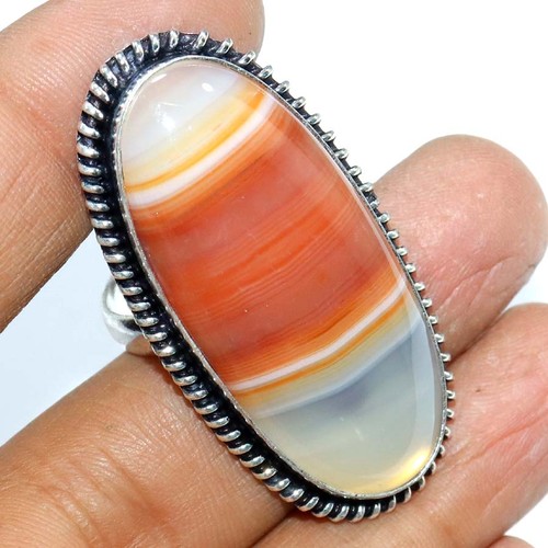 Anello sardonice massiccia - anello,