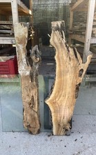 Coppia di tavole di legno di
