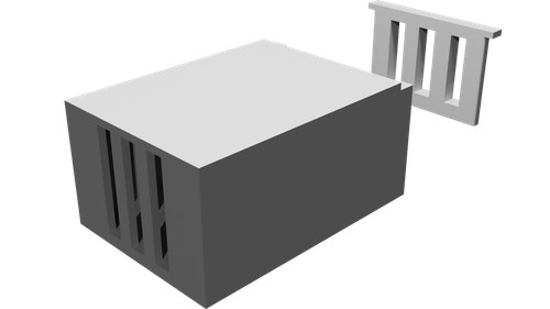 Scatola porta carte - porta, con