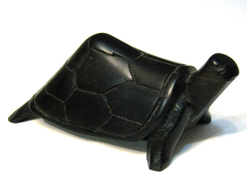 Scultura africana tartaruga - scultura,