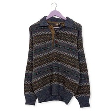 Maglione Vintage multicolore a