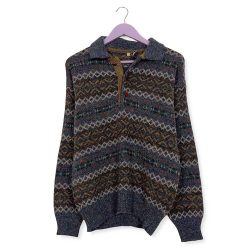 Maglione vintage multicolore - multicolore, a