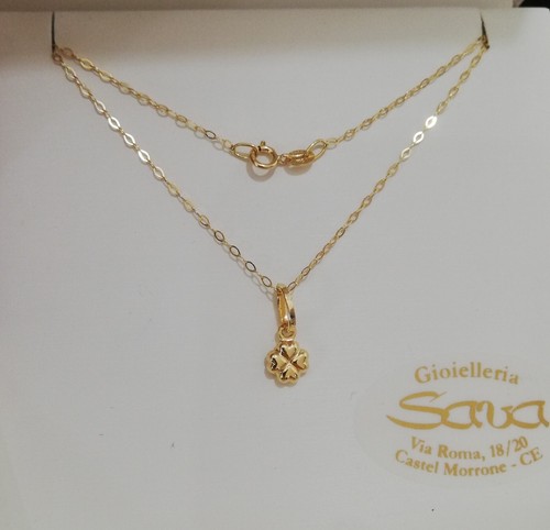 Collana girocollo e - cm,