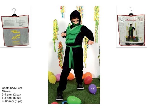Carnevale costume ningia - carnevale,