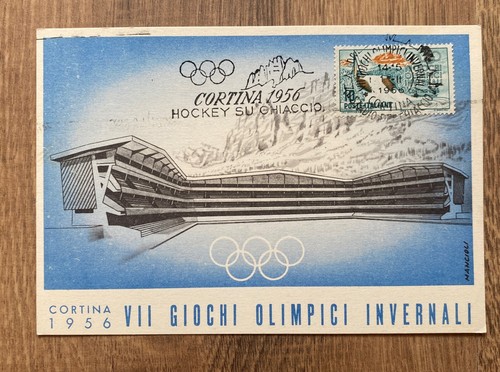 Cartolina ufficiale olimpiadi - cartolina,