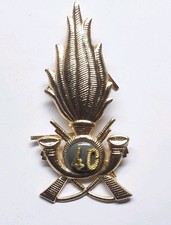 Fregio Metallo G. di F. con numero. Berretto, norvegese, basco