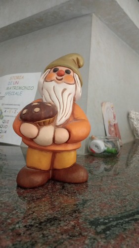 Gnomo thun con fungo - gnomo,