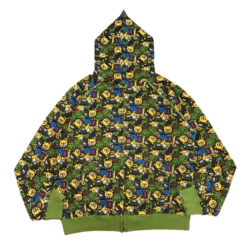 Felpa con cappuccio zip - zip, bape