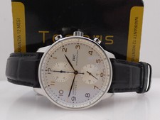 CRONOGRAFO IWC PORTOGHESE IW3714 CON DOCUMENTI ANNO 2018 AUTOMATICO OTTIME CONDIZIONI