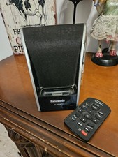 Panasonic cassa audio per ipod touch nero con telecomando - di design