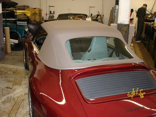 Porsche 993 cabrio capote - porsche,