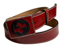 Cintura unisex Gucci rossa